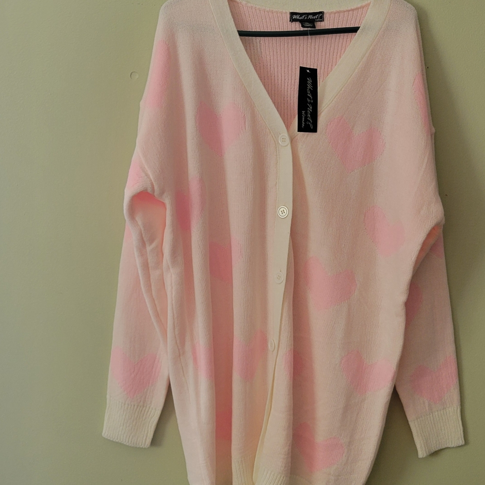 Blush Heart Cardigan